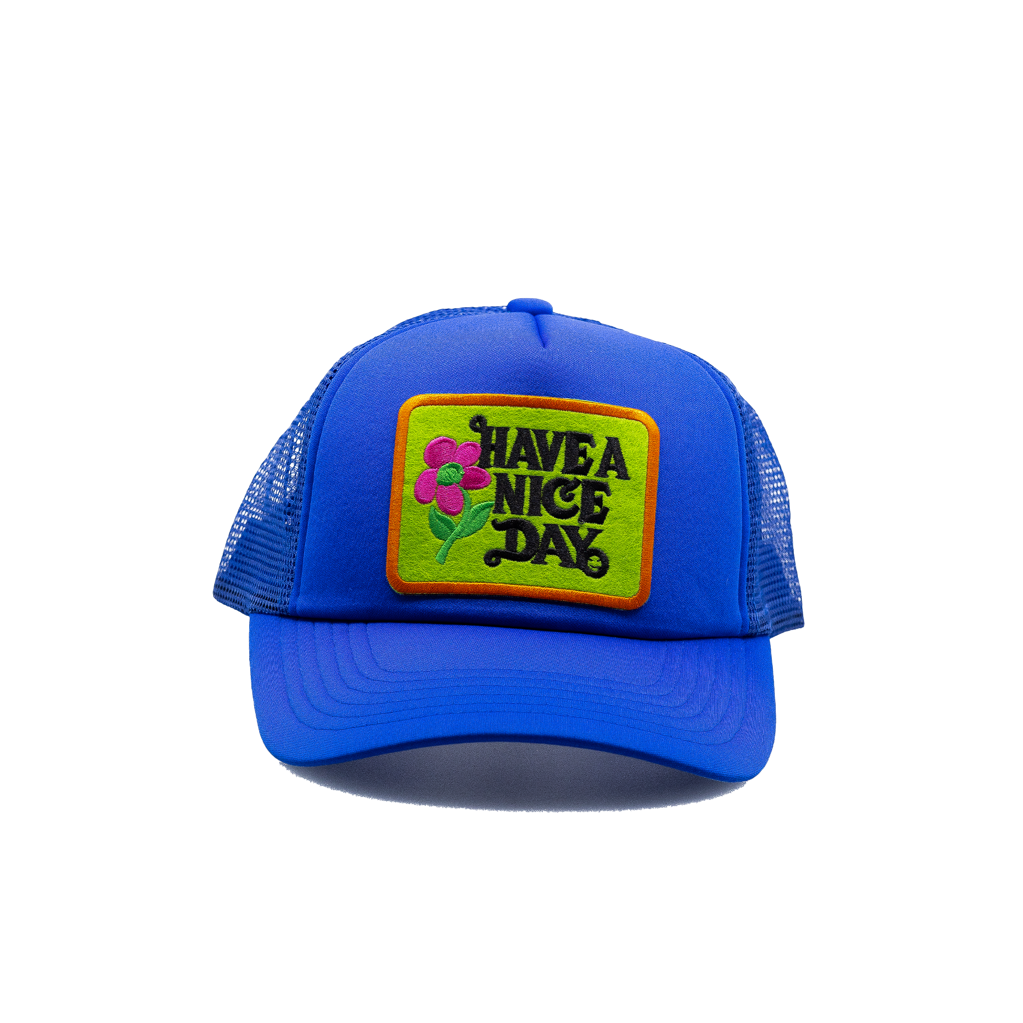 Have a Nice Day Style 4 Blue Trucker Hat