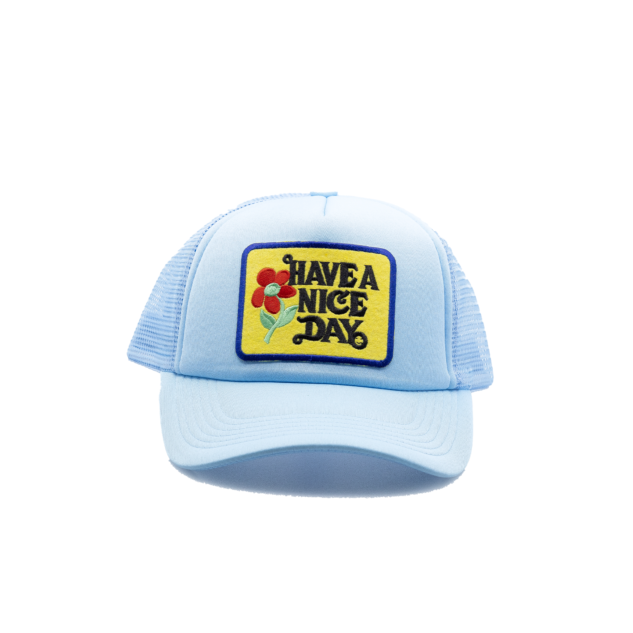 Have a Nice Day Style 2 Sky Blue Trucker Hat