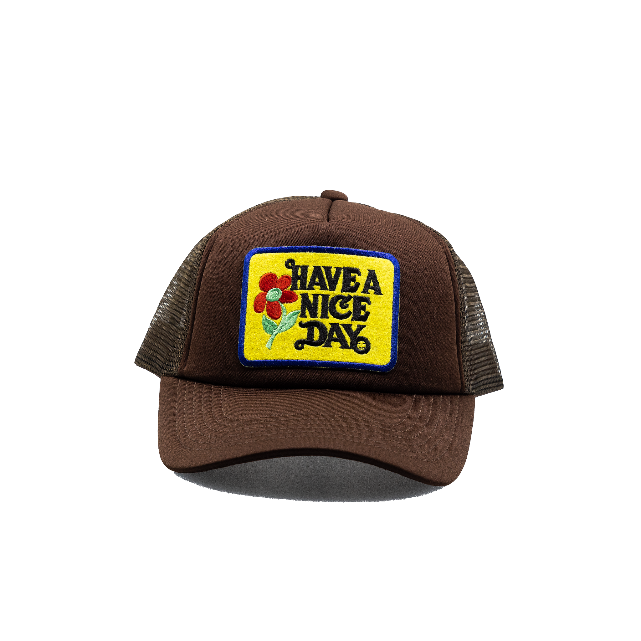 Have a Nice Day Style 2 Brown Trucker Hat