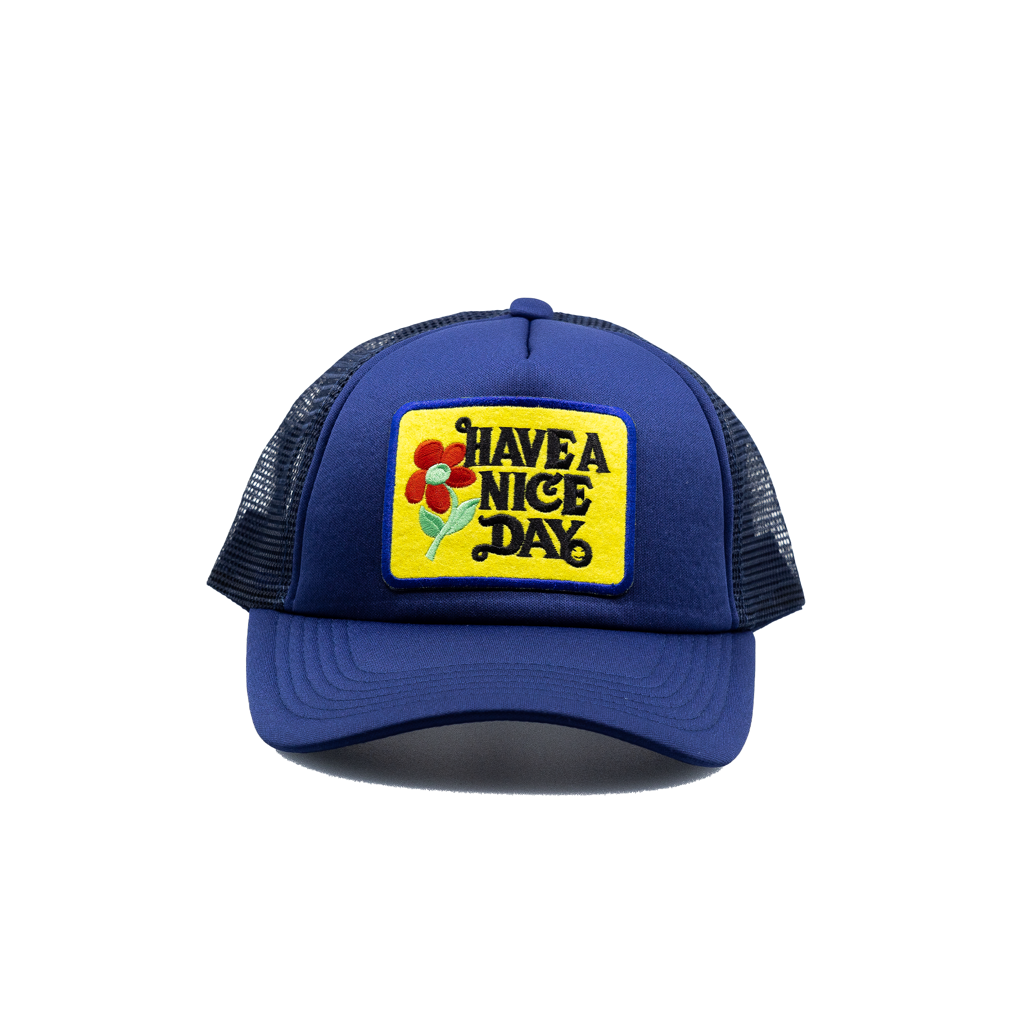 Have a Nice Day Style 2 Navy Blue Trucker Hat