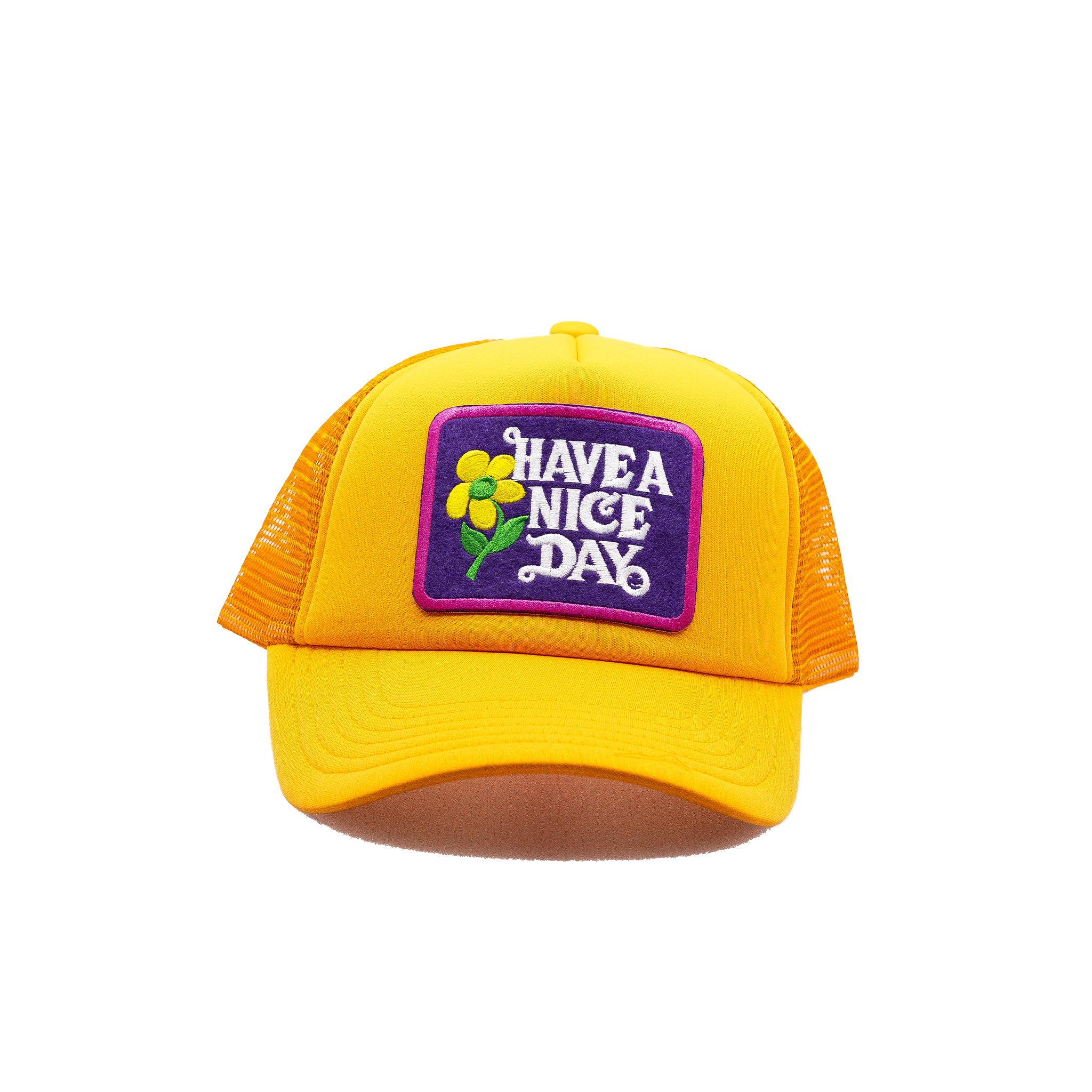 Have a Nice Day Style 5 Orange Trucker Hat