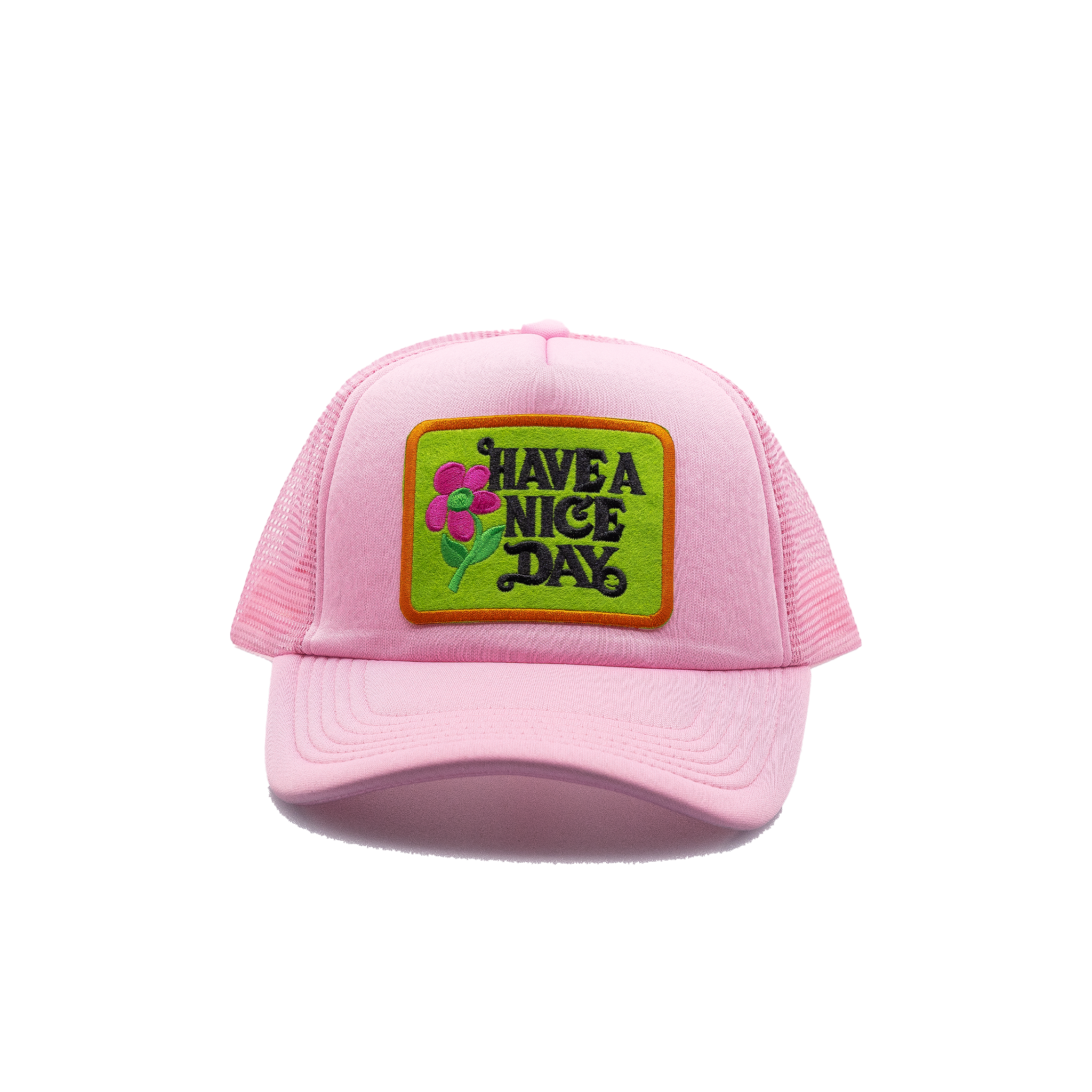 Have a Nice Day Style 4 Pink Trucker Hat