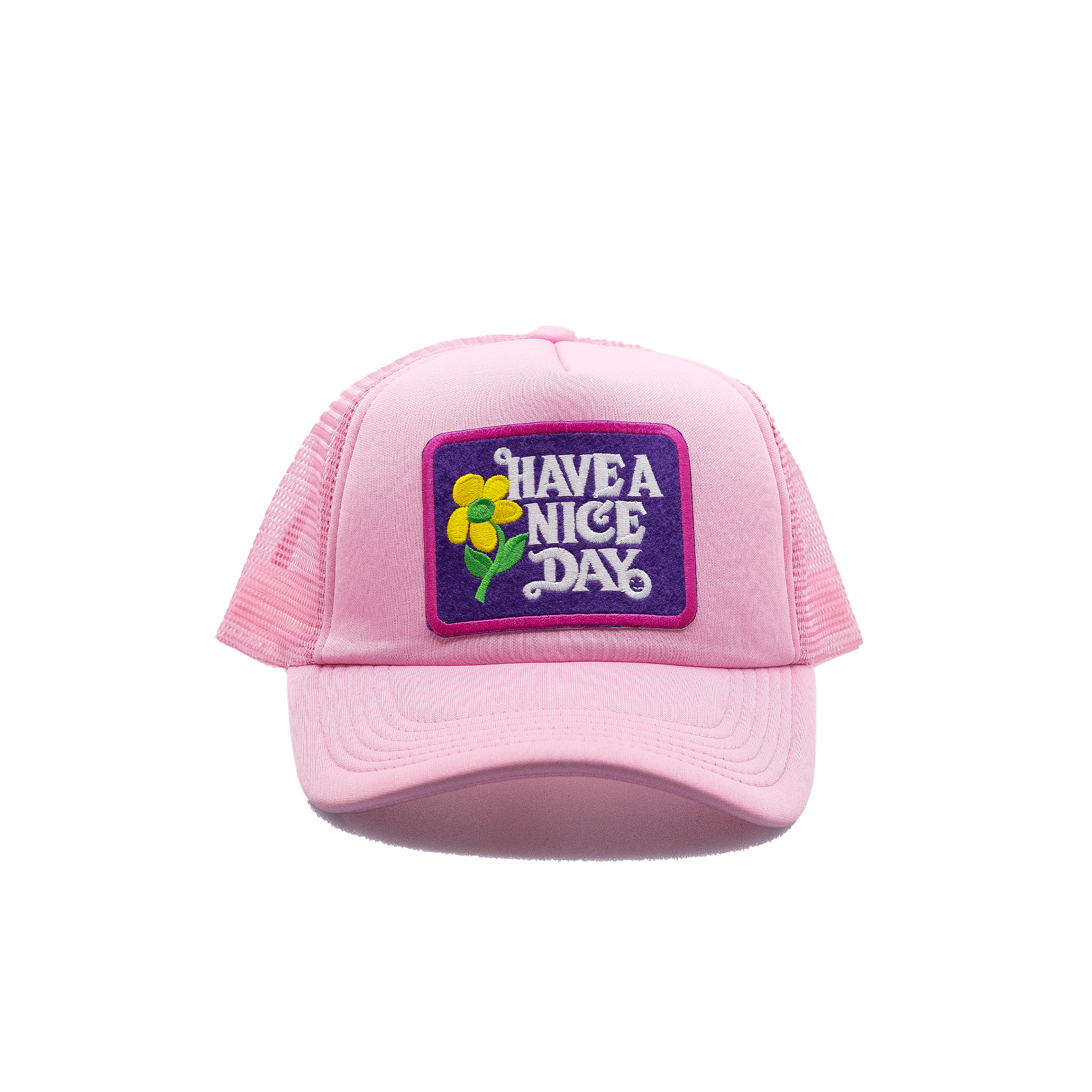 Have a Nice Day Style 5 Pink Trucker Hat