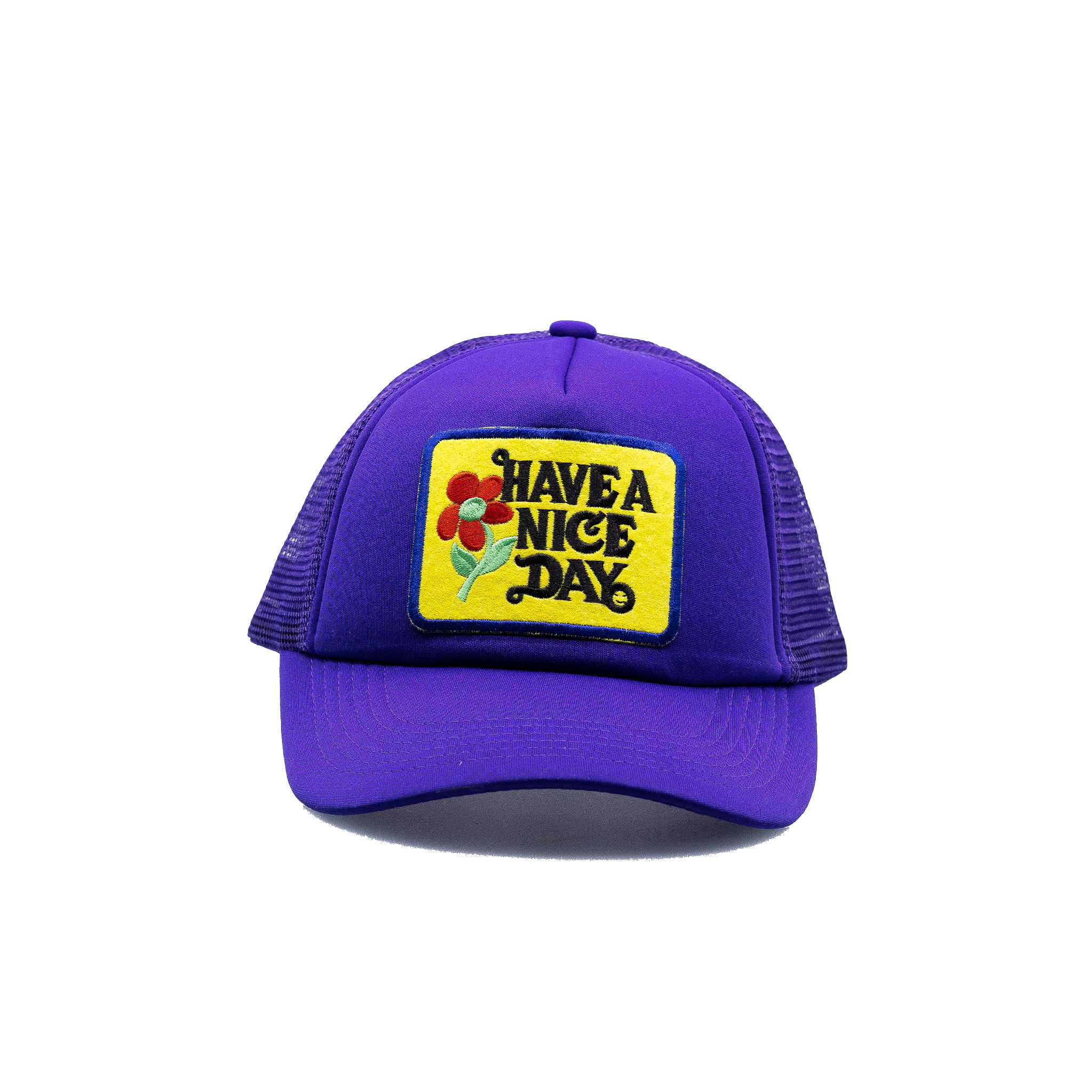 Have a Nice Day Style 2 Purple Trucker Hat