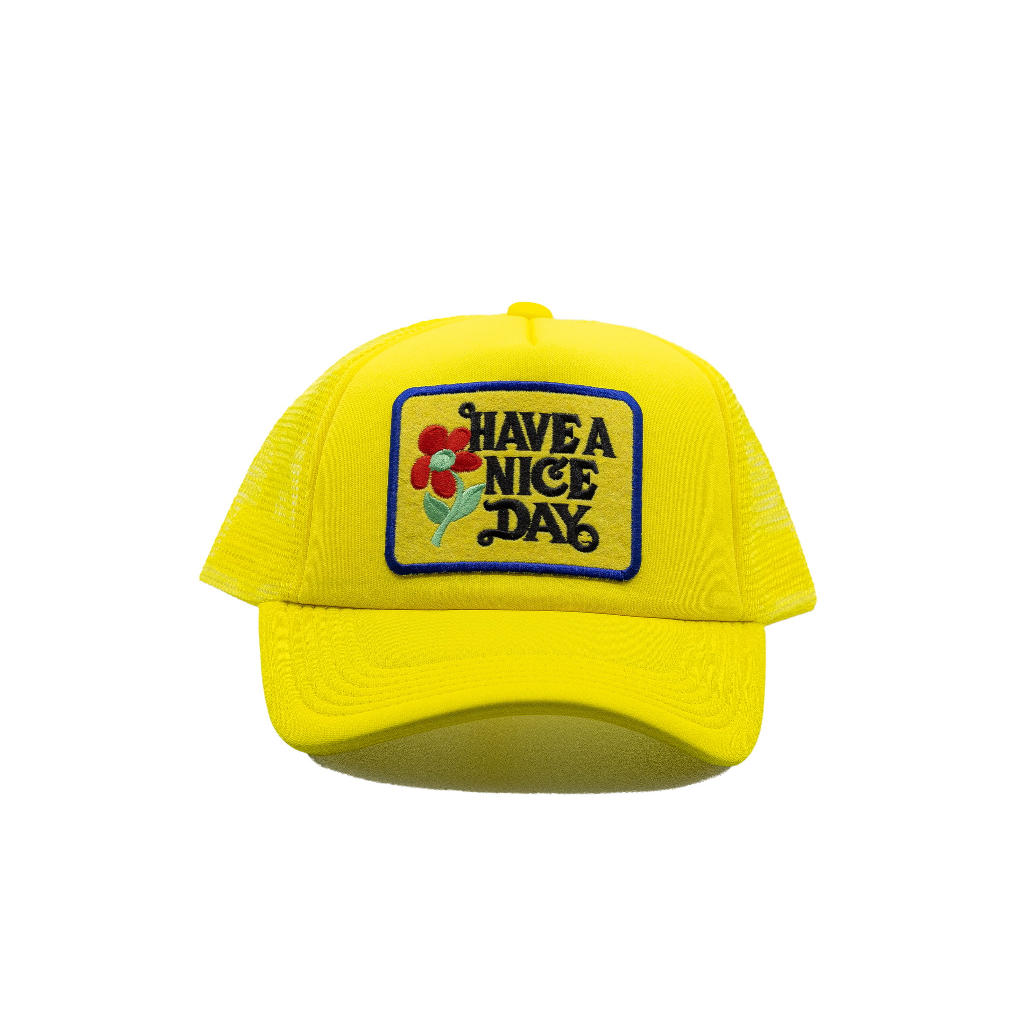 Have a Nice Day Style 2 Yellow Trucker Hat