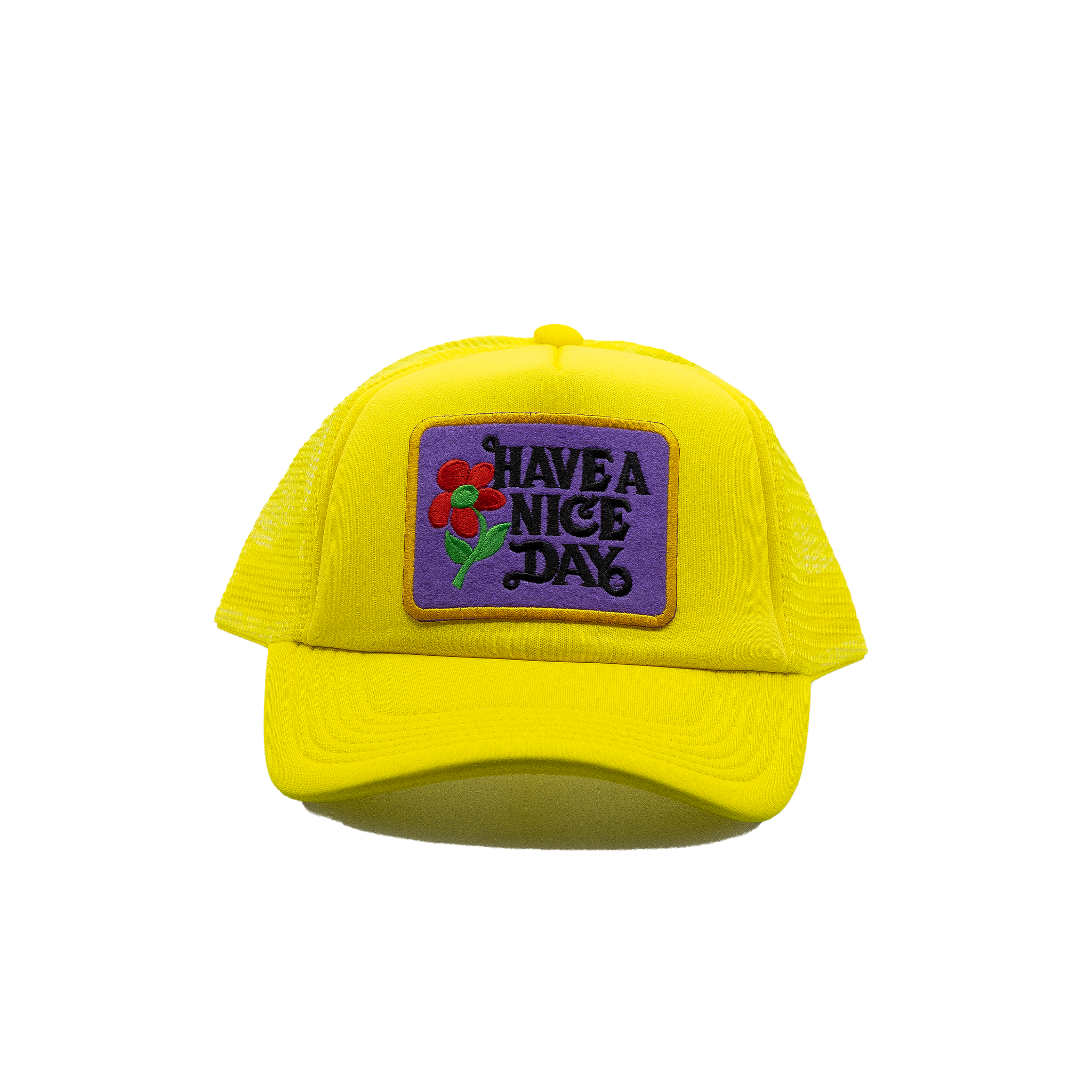 Have a Nice Day Style 1 Yellow Trucker Hat